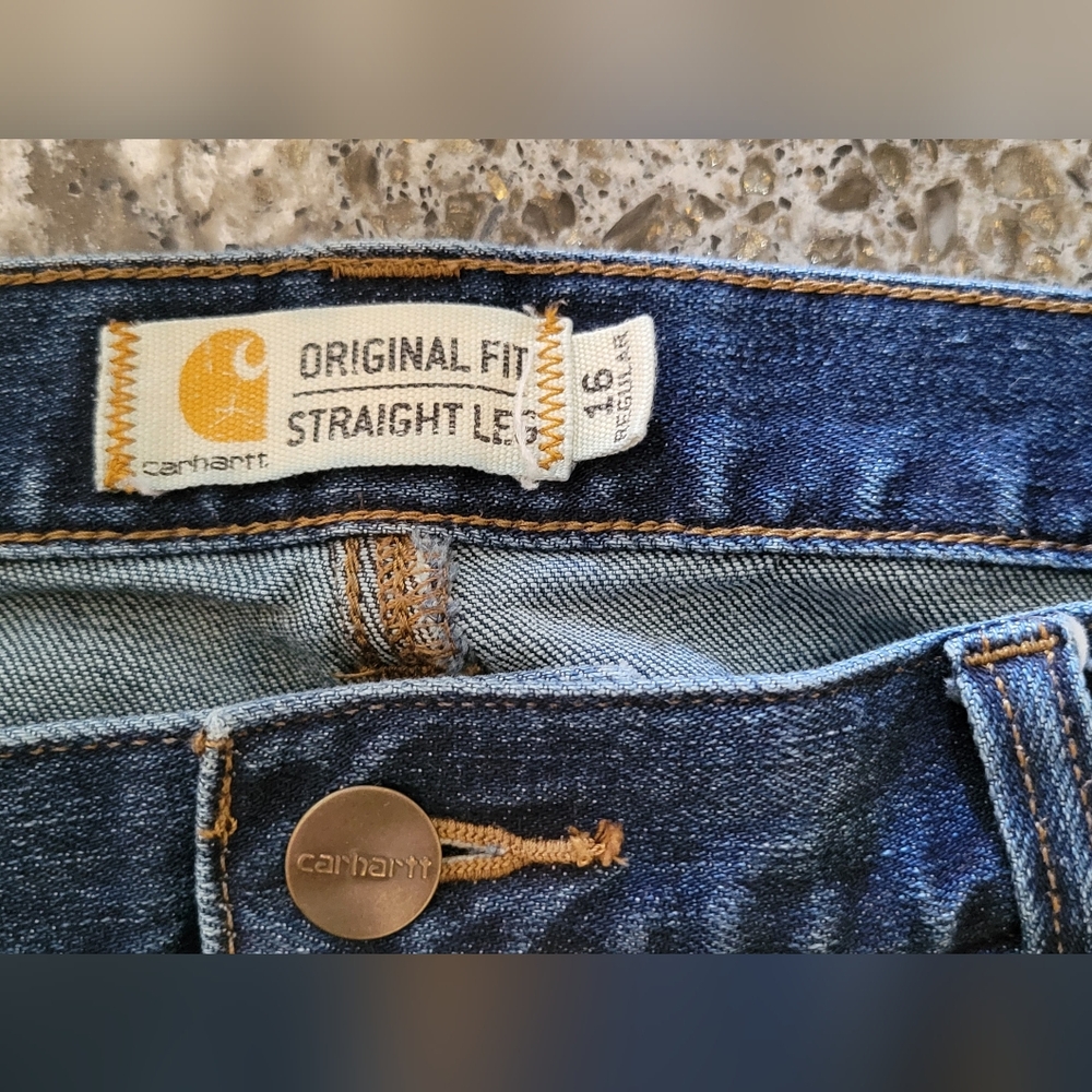Carhartt Original Fit Blue Jeans - Picture 4 of 10